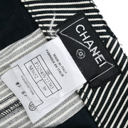 Chanel 2008 Skirt Black White 08C #38