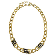 Christian Dior Chain Necklace Gold