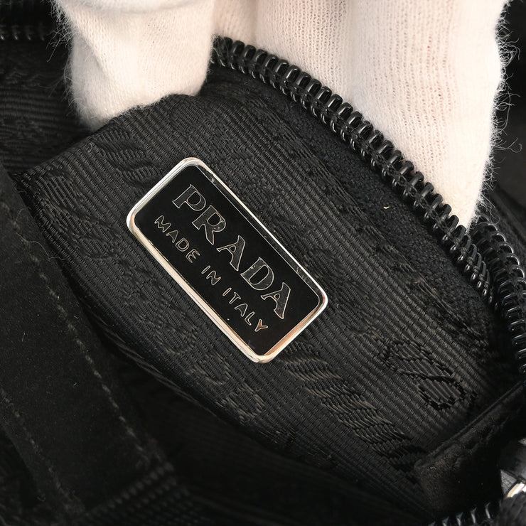 Prada Black Nylon Handbag