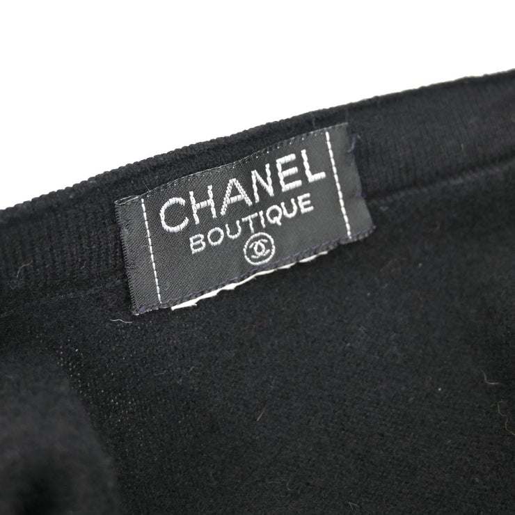 Chanel Short Sleeve Cardigan Black