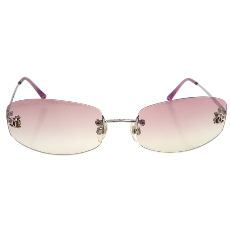 Chanel Sunglasses Eyewear Pink Small Good