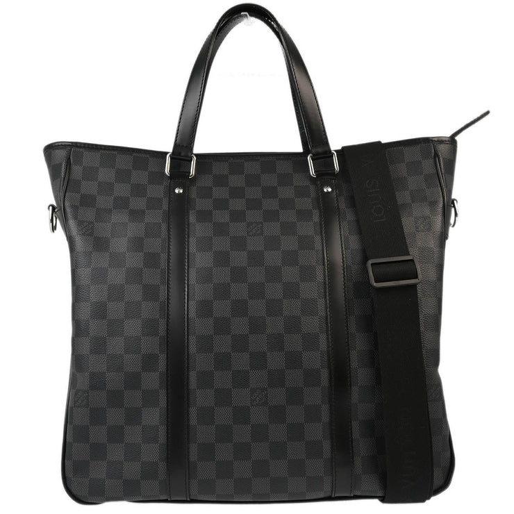 Louis Vuitton 2009 Damier Graphite Tadao 2way Shoulder Tote Bag N51192