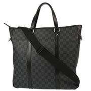 Louis Vuitton 2009 Damier Graphite Tadao 2way Shoulder Tote Bag N51192