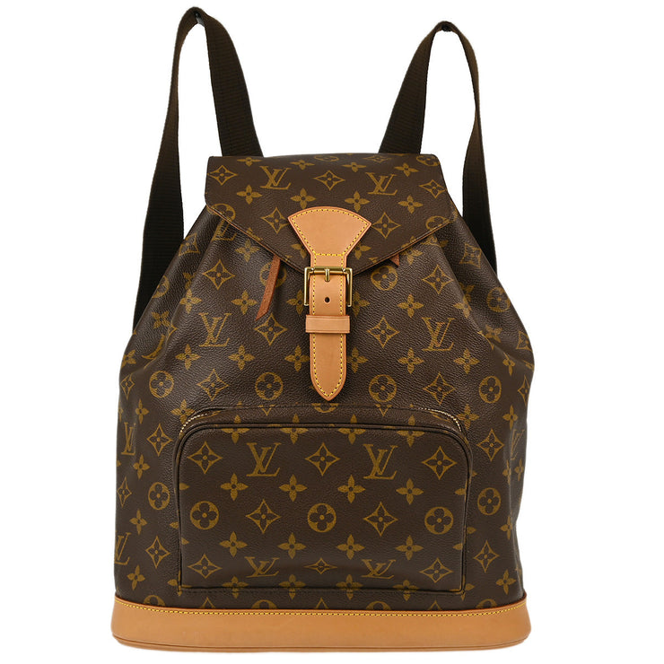 Louis Vuitton 2004 Montsouris GM Backpack Monogram M51135