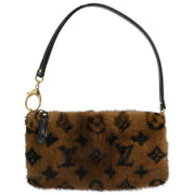 Louis Vuitton 2009 Monogram Mink Pochette Milla MM M60182