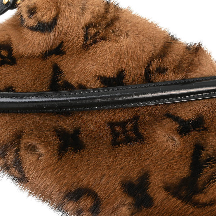 Louis Vuitton 2009 Monogram Mink Pochette Milla MM M60182