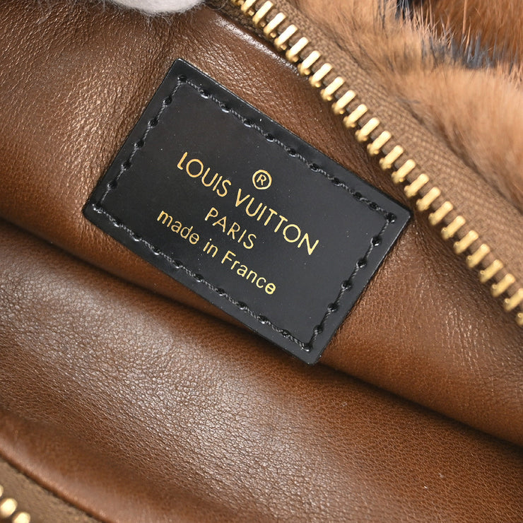 Louis Vuitton 2009 Monogram Mink Pochette Milla MM M60182