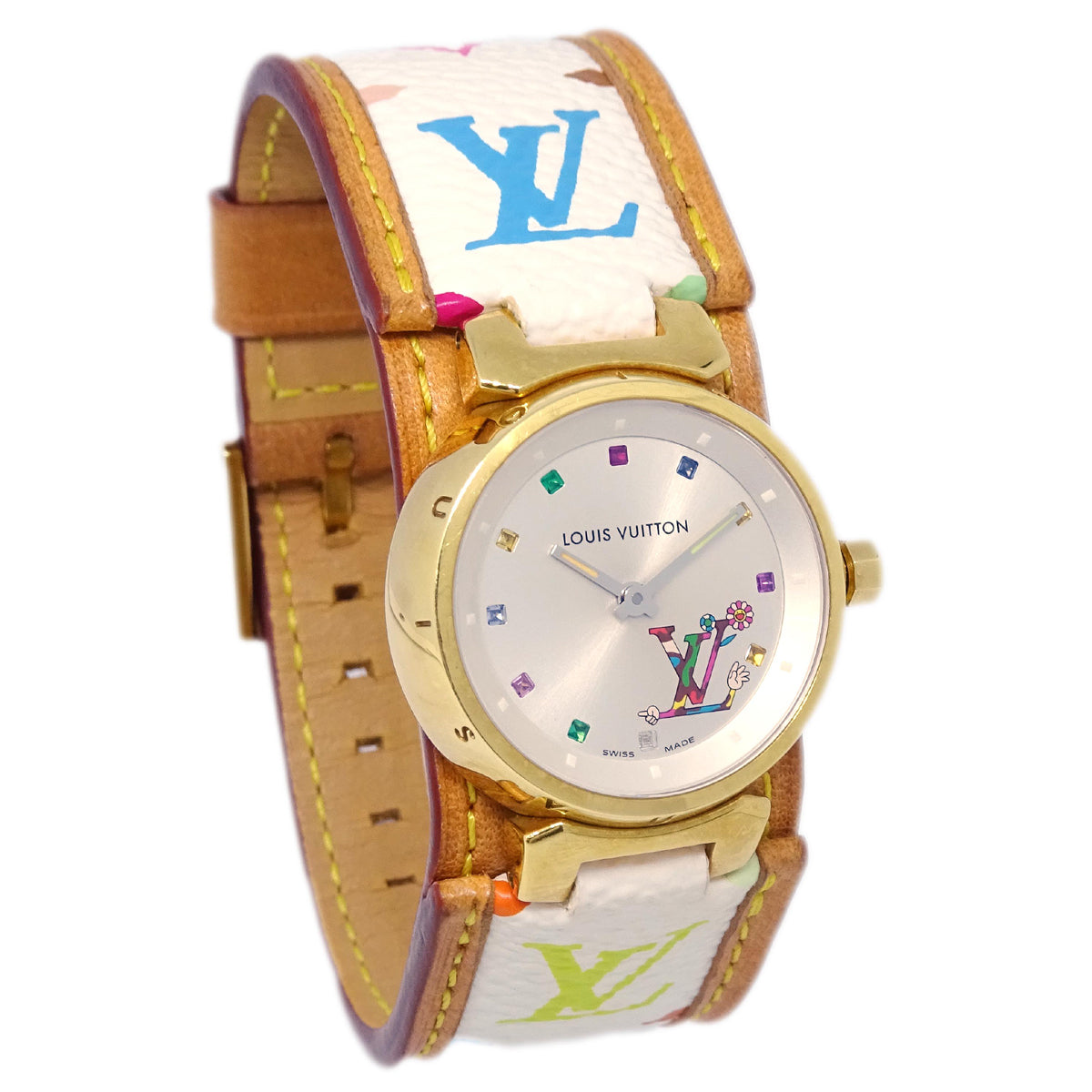 Louis Vuitton × Takashi Murakami Tambour Love Monogram Ref. Q12130