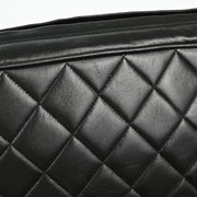 Chanel Black Lambskin Camera Bag Large