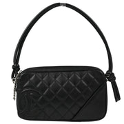 Chanel Black Calfskin Cambon Ligne Handbag