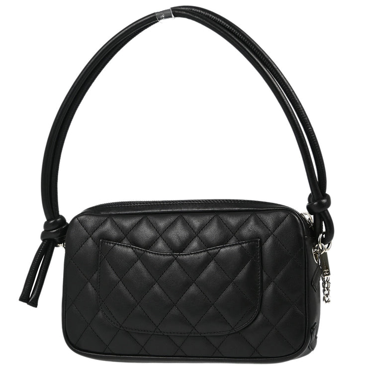 Chanel Black Calfskin Cambon Ligne Handbag