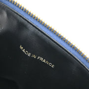 Chanel Blue Denim Timeless Vanity Handbag