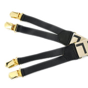 Chanel Suspenders Beige Small Good