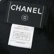 Chanel 2007 Collarless Jacket Black #34