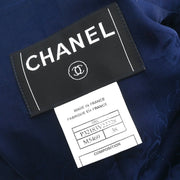 Chanel 2008 Double Breasted Jacket Blue #38