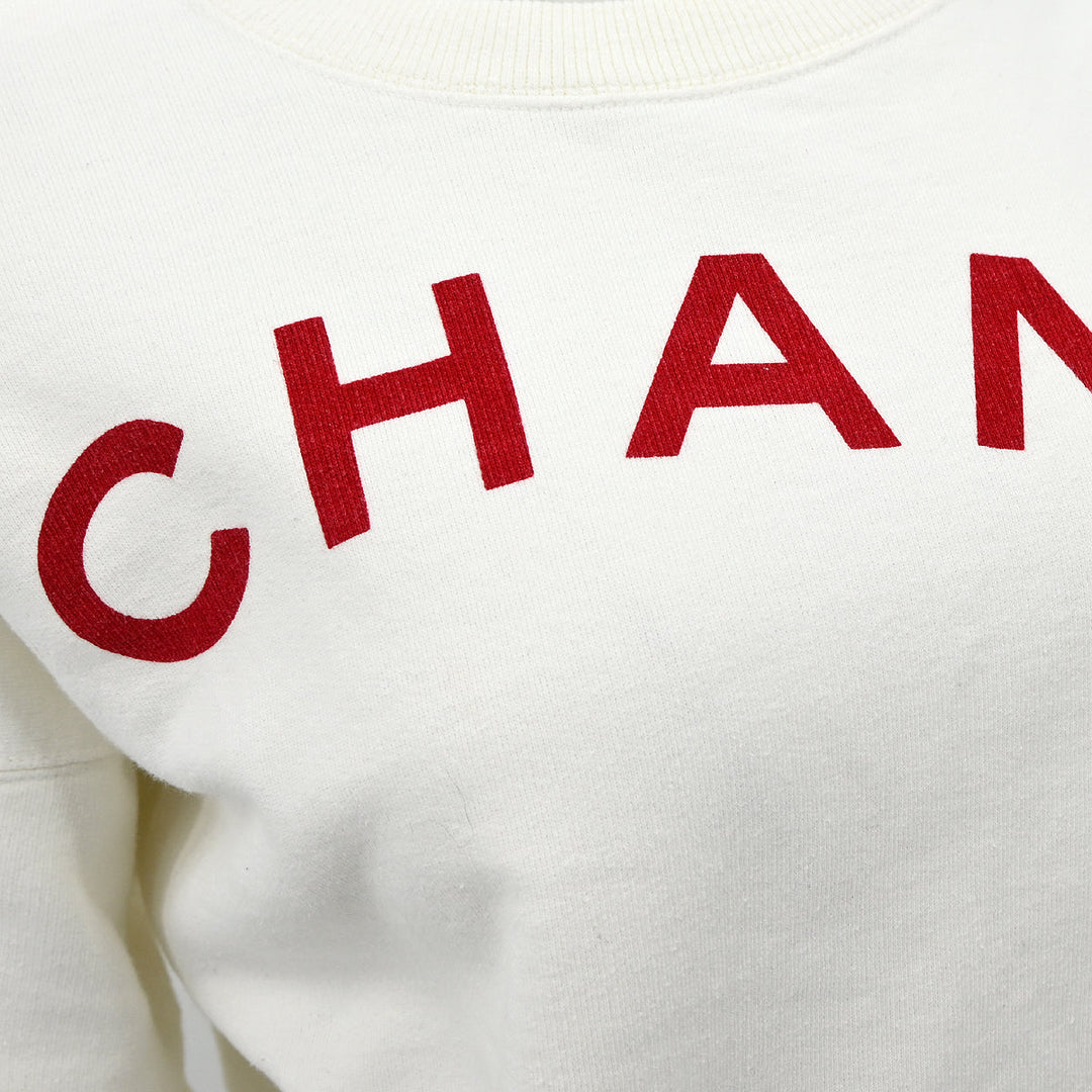 Chanel red sweatshirt best sale