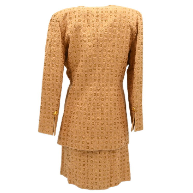 Christian Dior Setup Suit Jacket Dress Orange #11