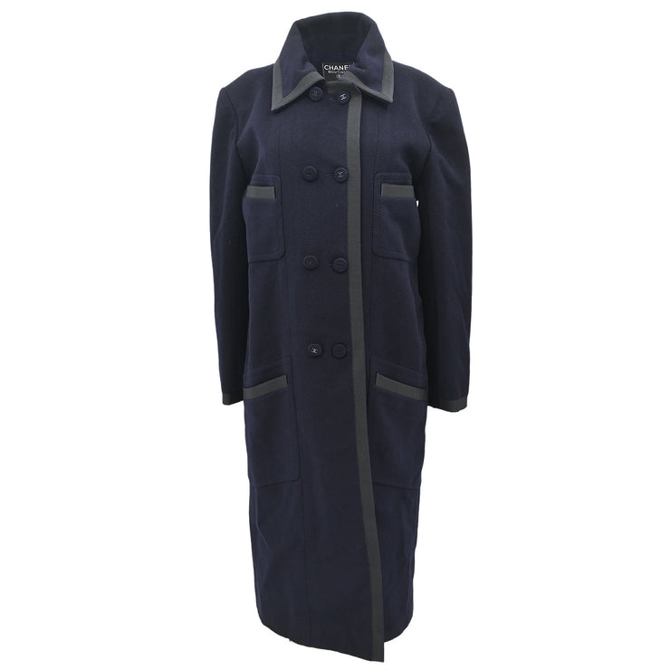 Chanel 1997 Coat Navy #40