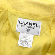 Chanel 1997 Single Breasted Jacket Yellow #38