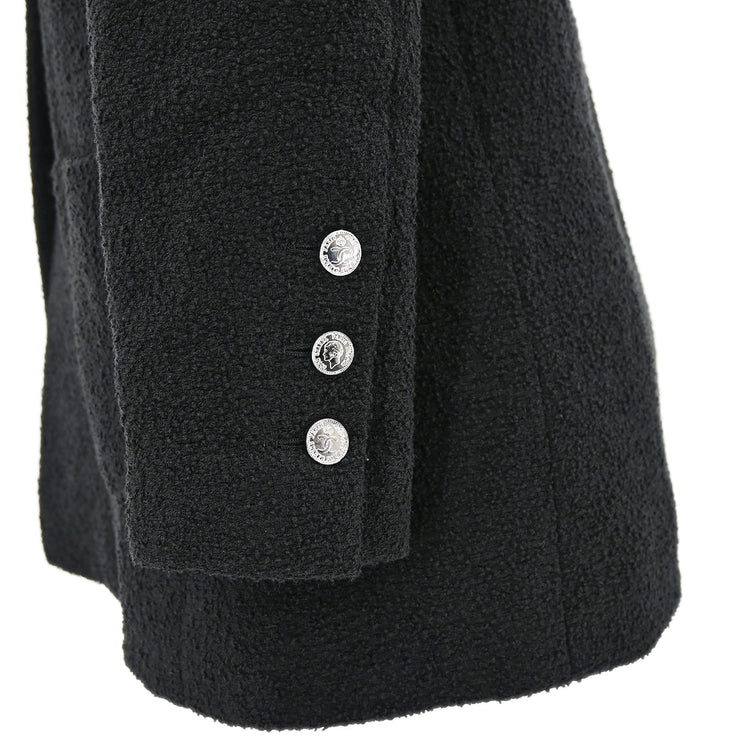 Chanel 1996 Coat Black #38