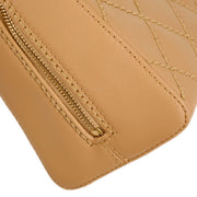 Chanel Beige Calfskin Wild Stitch Handbag