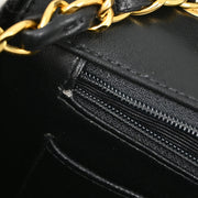 Chanel Black Lambskin Small Diana Shoulder Bag