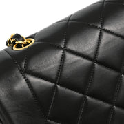 Chanel Black Lambskin Small Diana Shoulder Bag