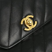 Chanel Black Lambskin Camera Bag Mini