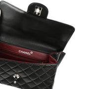 Chanel Black Lambskin Double Sided Classic Flap Shoulder Bag