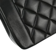 Chanel Black Lambskin Medium Diana Shoulder Bag