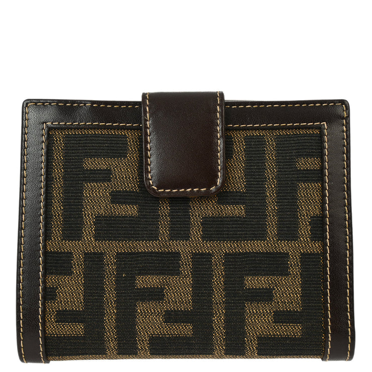 Fendi Brown Zucca Wallet Purse