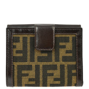 Fendi Brown Zucca Wallet Purse