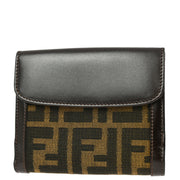 Fendi Brown Zucca Wallet Purse