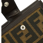 Fendi Brown Zucca Wallet Purse