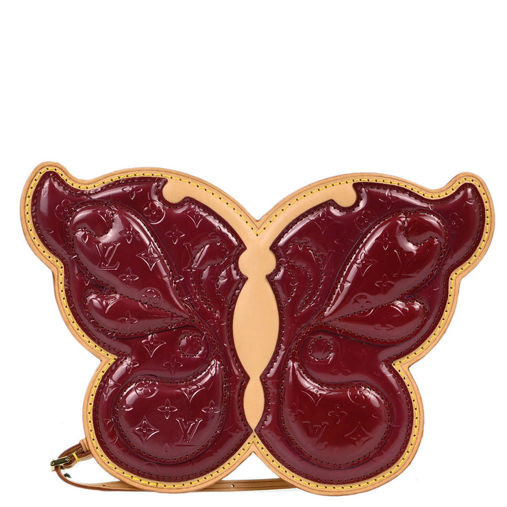 Louis Vuitton Purple Monogram Vernis Pochette Butterfly M92270