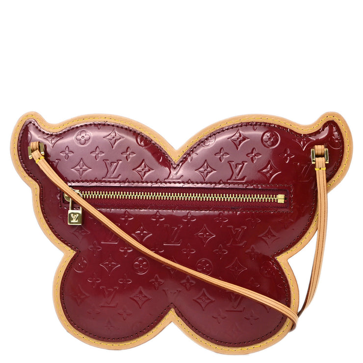 Louis Vuitton Purple Monogram Vernis Pochette Butterfly M92270