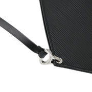 Louis Vuitton Black Epi Pochette Demi-lune Handbag M52622