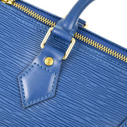 Louis Vuitton Blue Epi Speedy 25 Handbag M43015