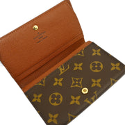 Louis Vuitton Monogram Porte Monnaie Billet Tresor Wallet M61730