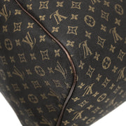 Louis Vuitton Brown Monogram Mini Lin Speedy 30 Handbag M95224