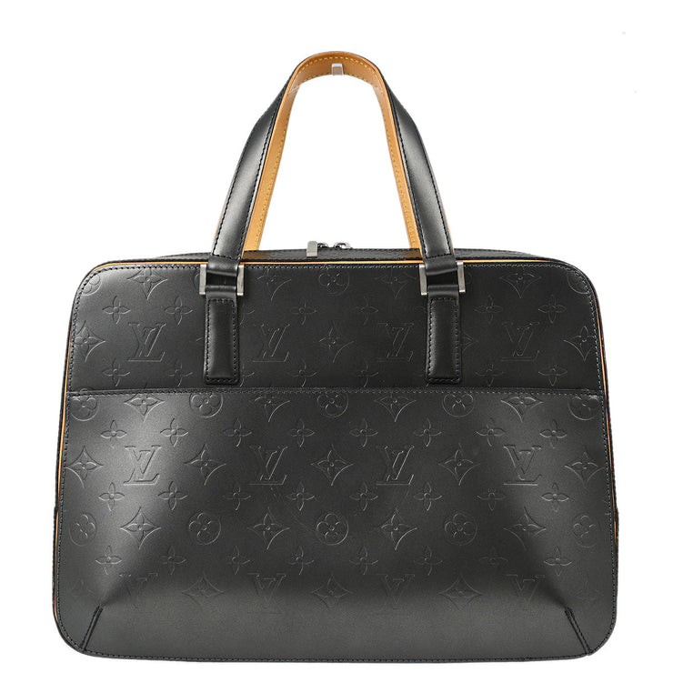 Louis Vuitton Black Monogram Mat Malden Handbag M55132