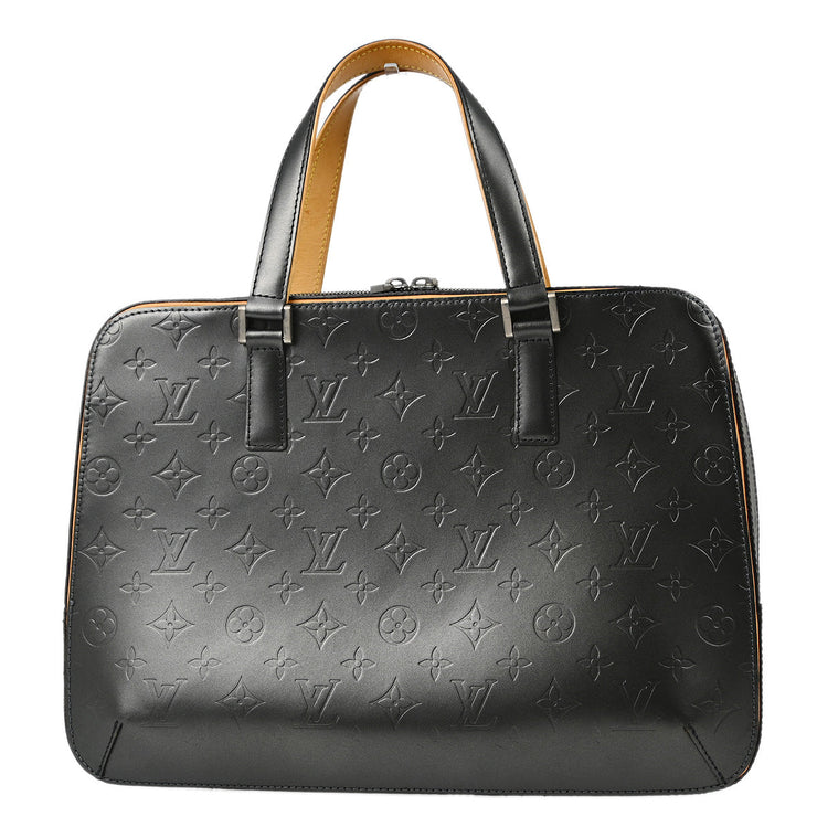 Louis Vuitton Black Monogram Mat Malden Handbag M55132