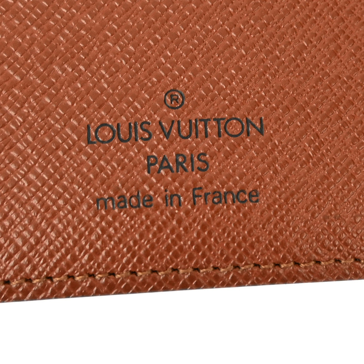 Louis Vuitton Monogram Agenda MM Note Book Cover R20105 Small Good