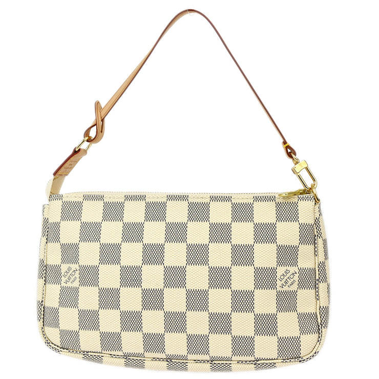 Louis Vuitton Damier Azur Pochette Accessoires Handbag N51986