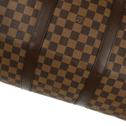 Louis Vuitton Damier Keepall Bandouliere 55 Duffle Bag N41414