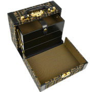 Fendi Brown Black Zucca Makeup Box