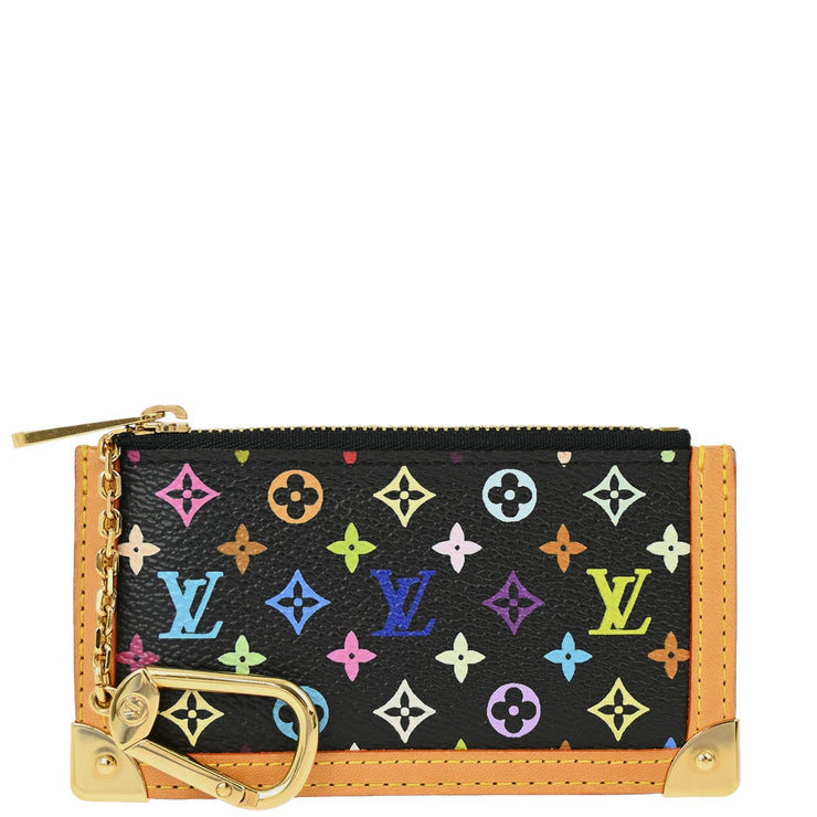 Louis Vuitton Multicolor Pochette Cles Key Case Wallet M92654