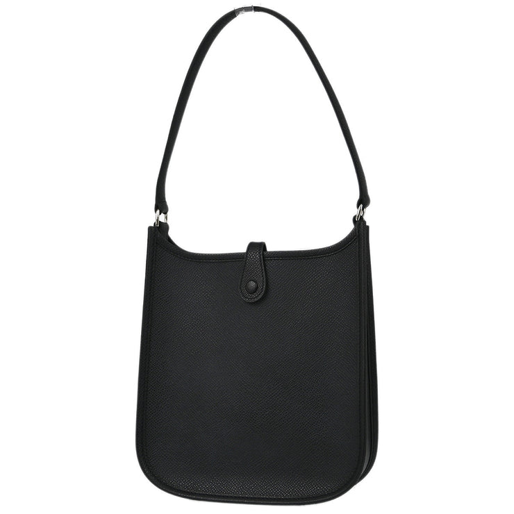 Hermes Black Epsom Evelyne TPM Handbag