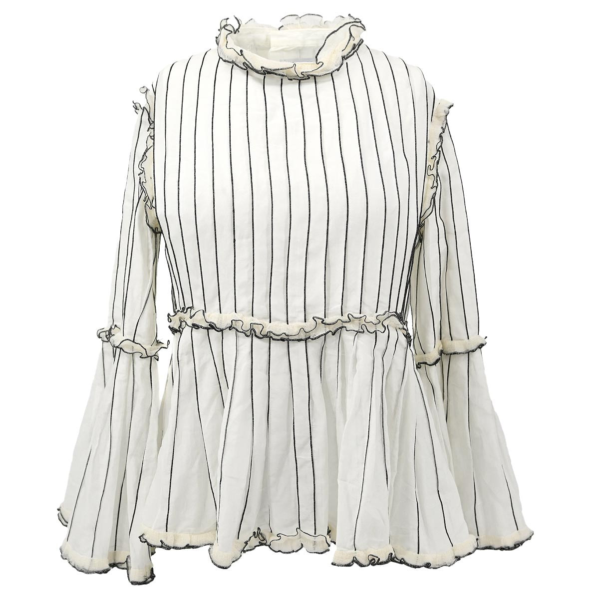 Chanel 2017 Flare Sleeves Top White #38