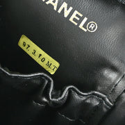 Chanel Blue Denim Timeless Vanity Handbag